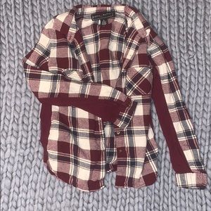 flannel button up